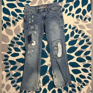 Vanilla Star Patchwork Jeans.  Size 13.